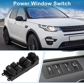 A ABSOPRO Power Window Switch Front Left Driver Side Window Control Switch for Land Rover Discovery Sport 2015-2018 Black