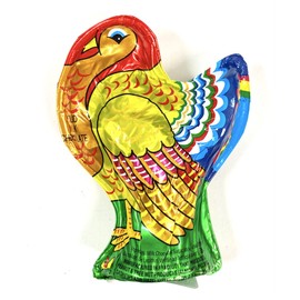 Solid Milk Chocolate Foil Wrapped Turkey 2.5 Oz, K OUD, Sold by the each