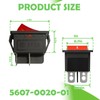 15A/30A 250V Air Compressor Switch 4-pin 2-Position with Light,Compatible with