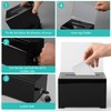 AIWMQYYF Acrylic Donation Box, Black Donation Box Lockable with Slot,