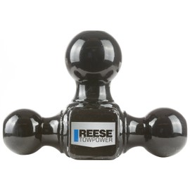 Reese Towpower 7022400 Black 2" Triple Ball Mount
