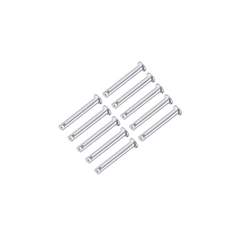 sourcing map Single Hole Clevis Pins,5mm x 35mm Flat Head