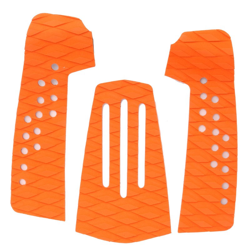 3 Pcs Surfboard Traction Pad AntiSkid MoistureProof Surf Deck Mat
