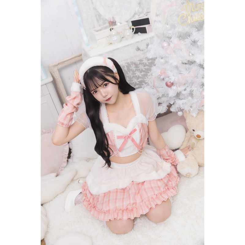 Clearstone Women's Lyrical Palette Cosplay Christmas Twinkle Santa Pink