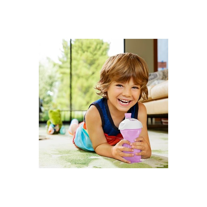 Click Lock Bite Proof Sippy Cup, Blue/Purple, 9 Ounce, 2