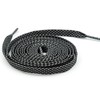 Teeoff Flat Athletic Shoelaces Reflective Shoe Laces for Sneakers (47.2",