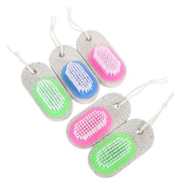 Baluue 5pcs Horniness Remover Foot File Callus Remover Brush Pumice Stone for Feet Comfortable Pedicure Tool Random Style