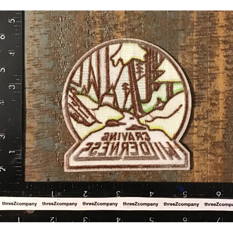 Unbranded CRAVING WILDERNESS Nature Hiking Outdoors Trees Trails Forests Iron-On