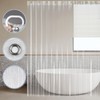 Xvbhaq Shower Curtain, Clear, PEVA, See Through, Bathroom Curtain Liners,Heavy