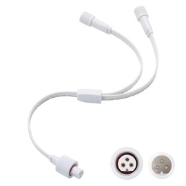 Permanent Outdoor Lights Y-Shaped Extension Cable，IP68 Rated, Compatible with Govee and Other Permanent Outdoor Lighting Systems