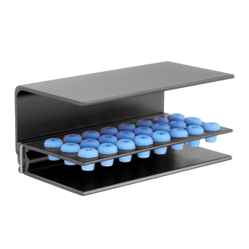 2pcs 24 Holes Burs Holder Block Case with Silicone Autoclavable