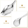 Gatuida 1 Set of Adaptive Utensils Curved Cutlery Stainless Steel