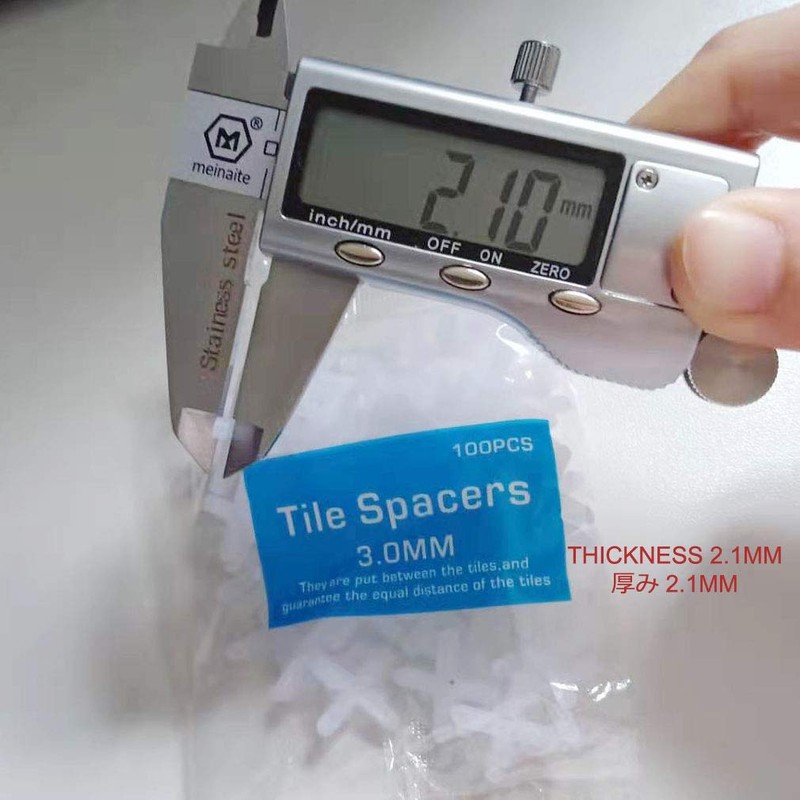 Tiles Cross Joint Spacers 0.1 inch (3 mm) Grout Width