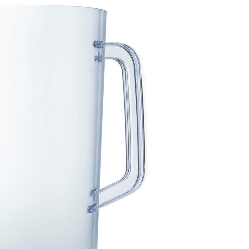 G.E.T. Heavy-Duty 1 Gallon Plastic Pitcher with Lid, Clear, BPA