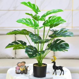 dgb18 Planta Monstera Tropical Artificial Para Decoración 75cm