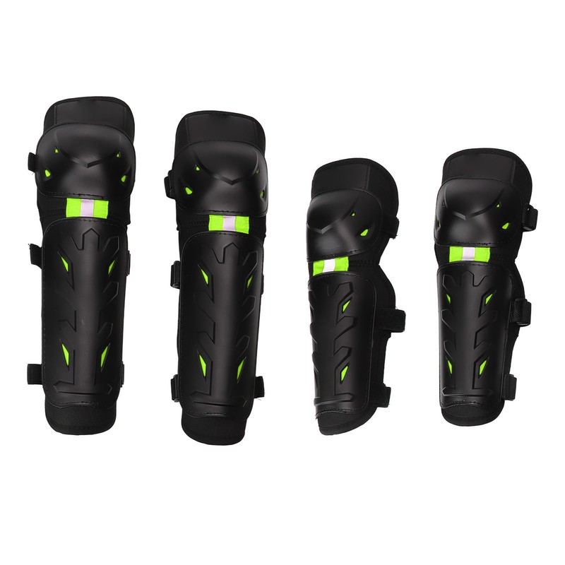 4PCS Knee Pads Elbow Pads Night Luminous Knee Protective Gear