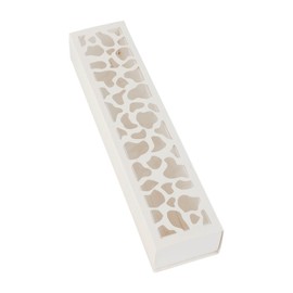 Restaurantware-Sentiero 10 x 2.3 x 1.5 Inch Macaron Boxes, 100 Shock Safe Macaron Packaging - Holds 5 Macarons, With Covers, White Paper Macaron Gift Boxes, For Gifts and Parties