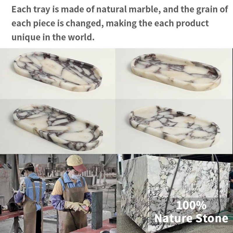 FutureStone 100% Natural Luxury Calaccata Viola Marble Small Hand Towel