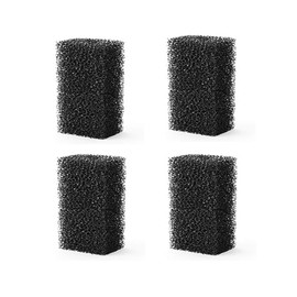 OsAtNb Pack of 4 Sponge for 30 W Aquarium Internal Filter 4-in-1 Multifunctional Aquarium Filter, 500-1800 L/H Aquarium Filter with 2 Filter Sponges Oxygen Ventilation Wave Maker (4 Pieces Sponge for
