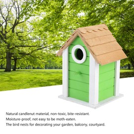 Oreilet Kit de Casita para Pájaros, Resistente a Mordeduras y Humedad, para Exteriores, Saludable y No Tóxico para Loros y Aves Domésticas