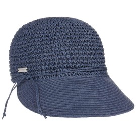 Seeberger Norderney Women's Sun Hat 57 cm (Manufacturer Size: One Size), Blue (Ink 0068)