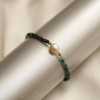Gempires Emerald Beaded Bracelet with Freshwater Pearl, Beaded Bracelets, Pearl
