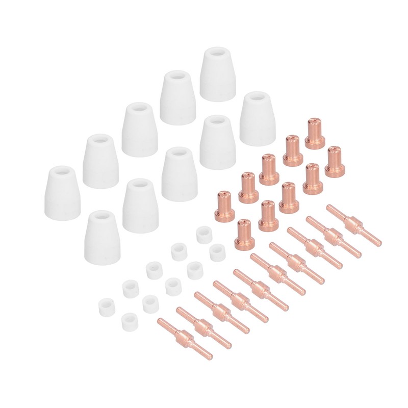 40pcs Plasma Cutting Torch Consumables Kit Plasma Cutting Torch Parts