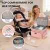 Breast Pump Bag Compatible with Spectra S1/S2, Dual-Layer Carrying Case