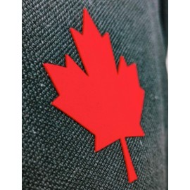 Mens Premium Canada Piqué Polo Shirt, 100% Cotton Custom Handmade Canada Maple Leaf Polo Shirt for Men L3 (Black, L)