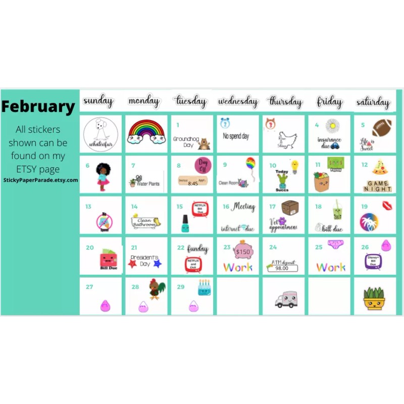 Homemade Day Off Planner Stickers #07(2) / Planner Stickers  /