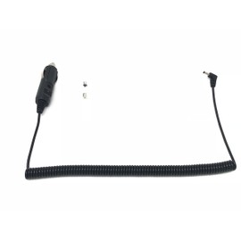 CAR Coiled Power Cord Compatible Replacement for Cobra XRS-9945, XRS-9955, XRS-9965, XRS-9990 Radar Detector