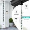 Rain Chains for Gutters Outside, 7.87FT Adjustable Metal Rain Catcher