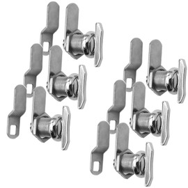WOOCH 5/8" Thumb Operated Offset Cam Lock, RV Compartment Latch, Non-Locking Thumb Turn, for RV Compartment Camper Storage Door (6 Pack)