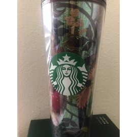 Starbucks New Starbucks Fall 2021 Iridescent Foil Rising Floral Flowers 24oz Venti ColdCup