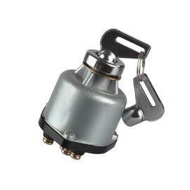 8944025000 Ignition Starter Switch with 4 Position 6 Terminal 2 Keys for Diesel Engine Agricultural Machinery,Forklift, Tractor, Construction,Machiner