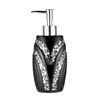 Zahari Home Sinatra Soap Dispenser/Lotion Pump Unique Design Bling Glass