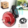 10L0L Universal Golf Cart Horn Set 12V Waterproof Electric Snail