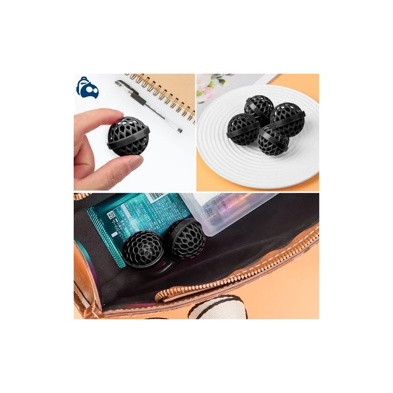 Bola Limpiadora Bolsos Mochilas Esfera De Polvo Suciedad 3pz Color