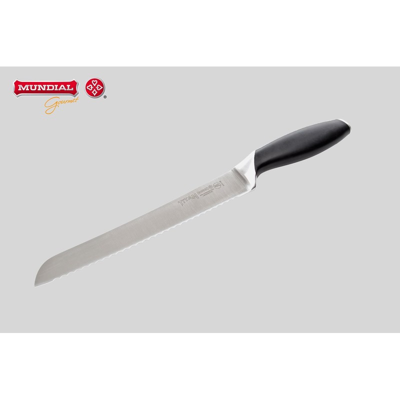 Mundial Titan - Cuchillo de pan serrado (20,3 cm), color