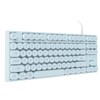 Gaming Keyboard USB Round 87 Keys Colorful Backlit Ergonomic Mechanical