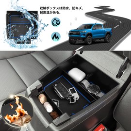 SHAOHAO 2024 2025 Chevy Colorado Center Console Organizer Tray Chevy Colorado & GMC Canyon Accessories 2023 2024 2025 Chevy Colorado & GMC Canyon Armrest Storage Box Coin Container Tray Pallet Drawer