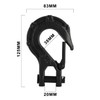 Runfarr 3/8 Inch Winch Hook, Forged Steel Winch Hook for