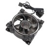 Dpofirs ARGB PC Fan, 80mm PWM Fan, PC RGB Fan,