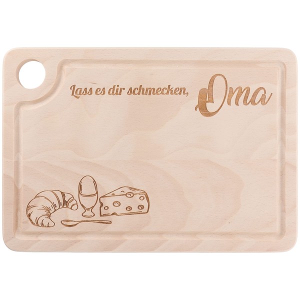 Spruchreif Wooden Chopping Board | Chopping Board with Engraving and