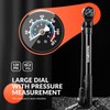 ROCKBROS Bike Pump Portable Bicycle Pump with Pressure Gauge Compatible
