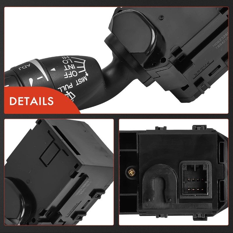 A-Premium Front & Rear Windshield Wiper and Washer Multifunction Switch