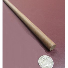 Micarta Phenolic Micarta LE Linen Rods  .500" (1/2") Diameter x 24" Long
