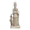 Athena Minerva Greek Roman Goddess Cast Marble Grey Statue Sculpture