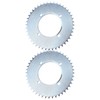 Pair of T8F 44T 2.1in Rear Chain Sprocket for 43cc