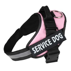 Roolisspa Service Dog Harness No Pull Easy Adjustable Reflective Breathable